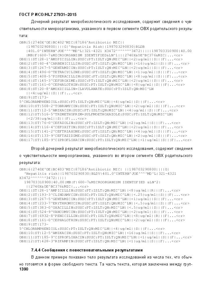 ГОСТ Р ИСО/HL 7 27931-2015, страница 1397